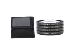 Kit De Filtros De Cierre 4 En 1 +1 +2 +4 +10 Lente Macro Vidrio Óptico Con Funda Para Cámara Digital 55mm