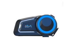 Auriculares Intercomunicador Sistema Comunicación Chronus Bluetooth Negro