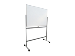 Pizarra Blanca IVOL móvil Doble cara y magnética 90x120 cm