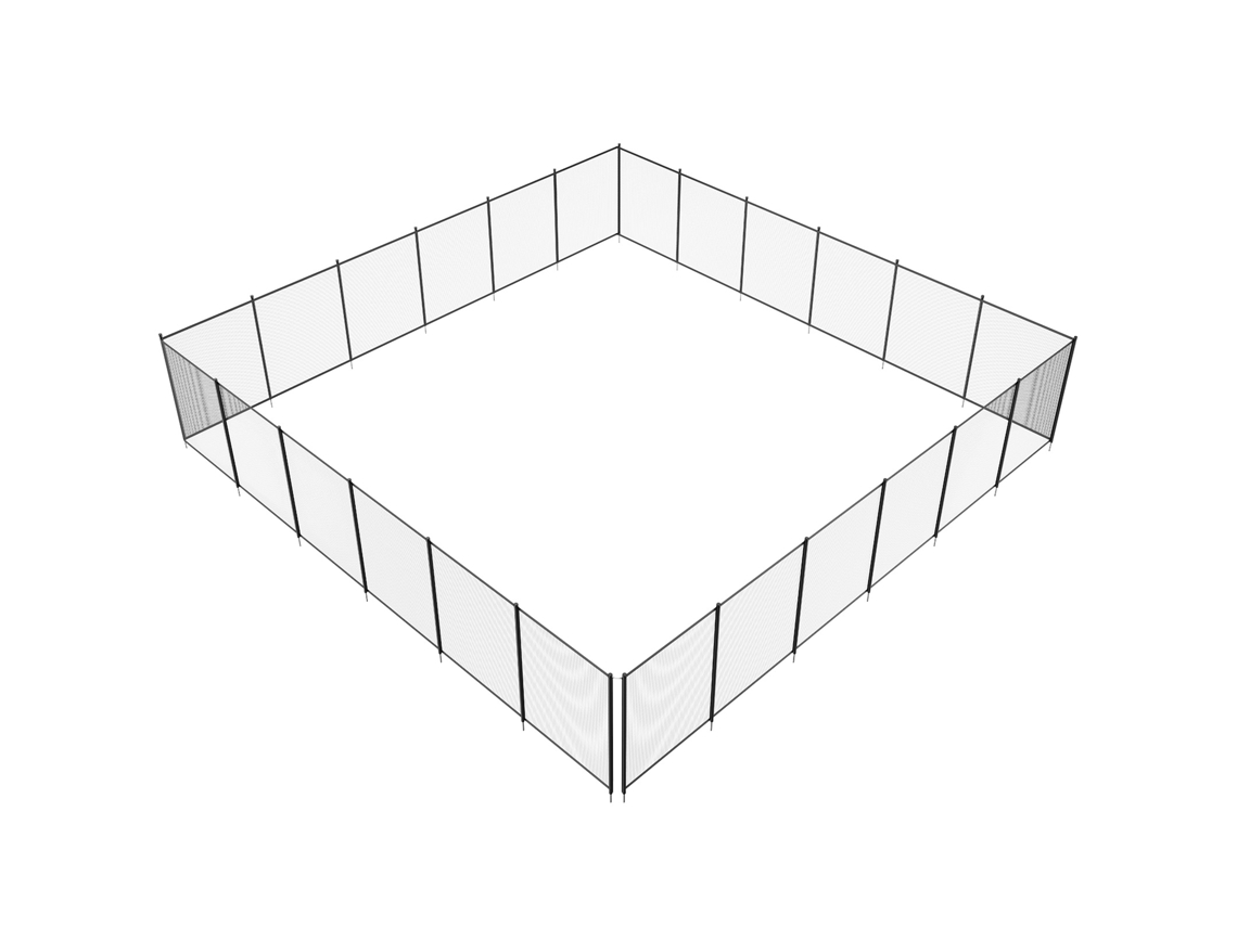 Barreira De Cerca De Piscina Removível Succebuy Para Piscina Subterrânea, 1,21x21,95 M