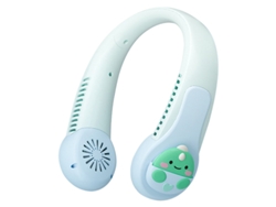 Ventilador portátil, 3 velocidades para ajustar la potencia del viento, batería de larga duración, energía eólica superpotente, Yizhood Green