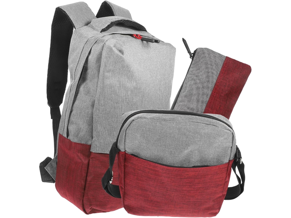 Mochila de dos piezas para hombre, bolso de hombro con compartimento para portátil, accesorios de viaje, Bo Gokoco