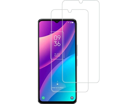 Kit de 2 Protectores de Pantalla Hidrogel para TCL 30+ Case-Friendly