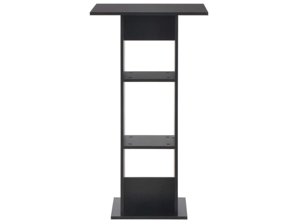 Mesa de bar negra exclusiva Maison 60x60x110 cm
