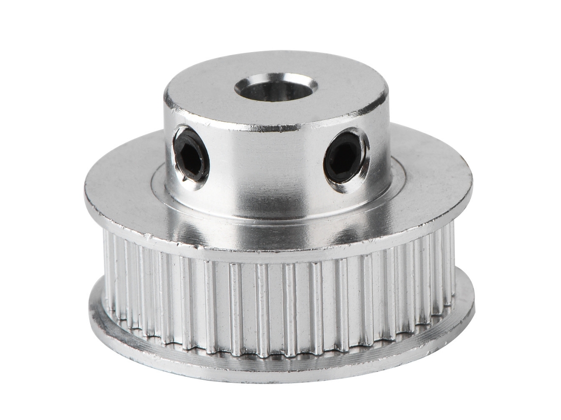 Polea síncrona (transmisión de tracción para impresión 3D) 5 unidades Impresora 3D P36-gt2-6-bf 40 dientes Diámetro del orificio 5