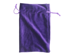 Bolsa De Tarot De Veludo Com Cordão Para Armazenar Cartões Jogo Joias Moedas Acessórios Roxa