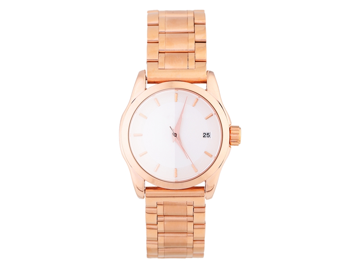 Relógio De Pulso Feminino Casual Com Strass Decoração Analógico Quartzo (vermelho)