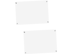 Pizarras Magnéticas De Borrado En Seco Para Refrigerador, Planificador Acrílico Transparente,