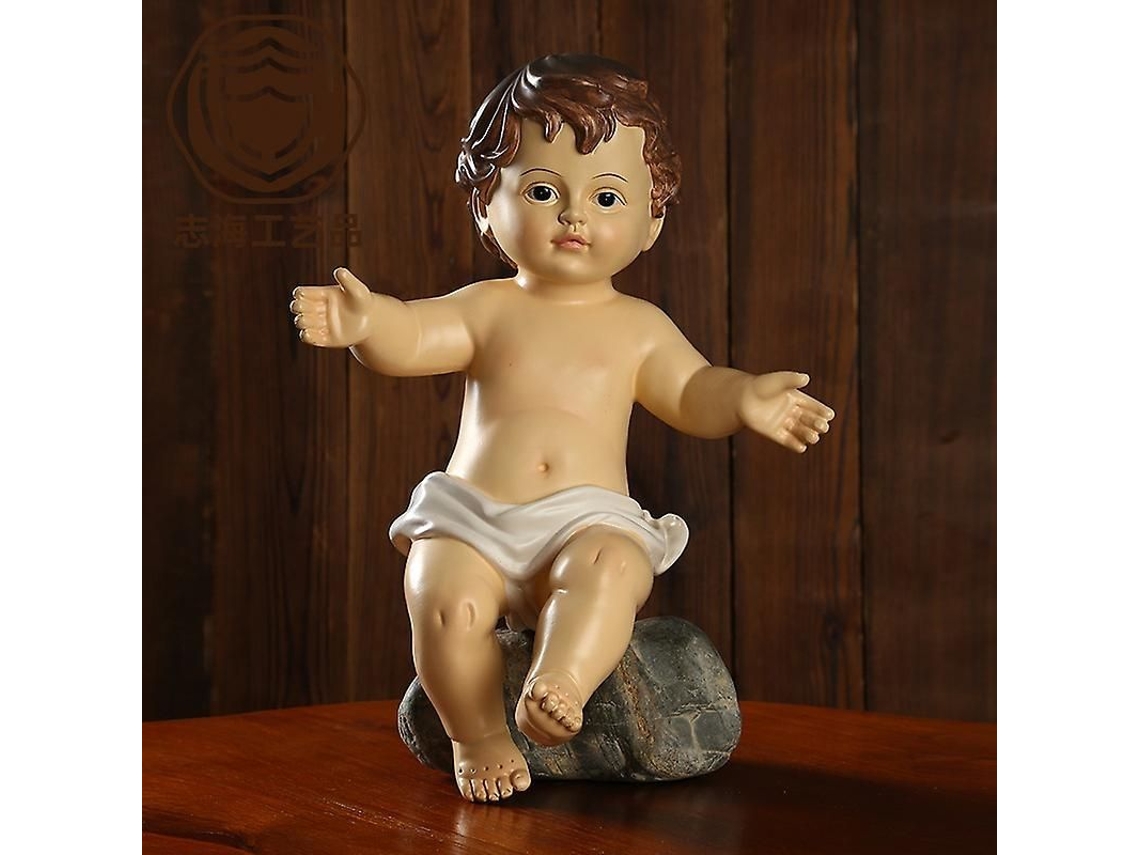 Wabjtam 2025 Belén Del Niño Jesús En El Pesebre Figuras De Resina Navidad