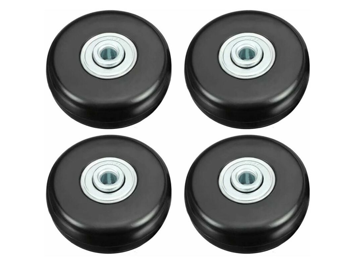 Repuestos para equipaje de mano con ruedas, ruedas giratorias de goma resistentes, compatibles con la mayoría de maletas, bolsos y más.