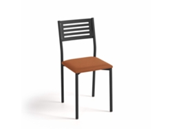 Cadeira de Cozinha Kati Preta 38x86x47cm Domus Terra FANMUEBLES