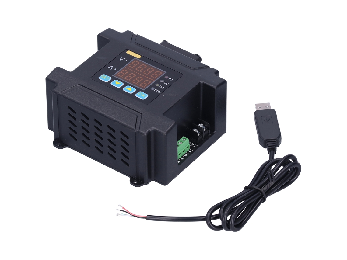 Módulo Buck Regulador De Voltaje Cc Programable 0-8a Con Carcasa Fuente De Alimentación Estabilizada 8068