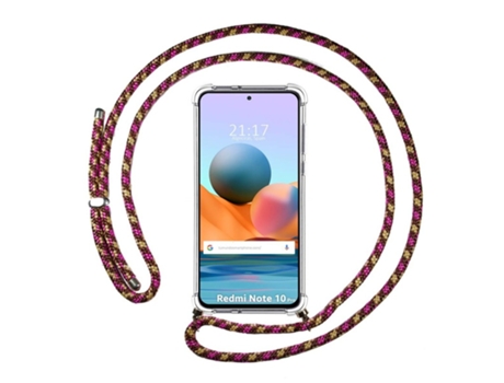Carcasa Xiaomi Redmi Note 10 Pro TUMUNDOSMARTPHONE Colgante Rosa