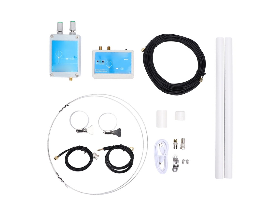 Antena De Bucle Activa 100khz-179mhz Mw Sw Air Exterior Portátil Con Batería De 2600mah