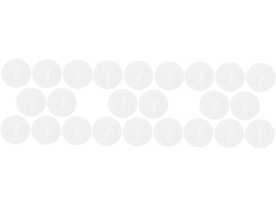 Juego de 3 ganchos adhesivos transparentes CHABERLU