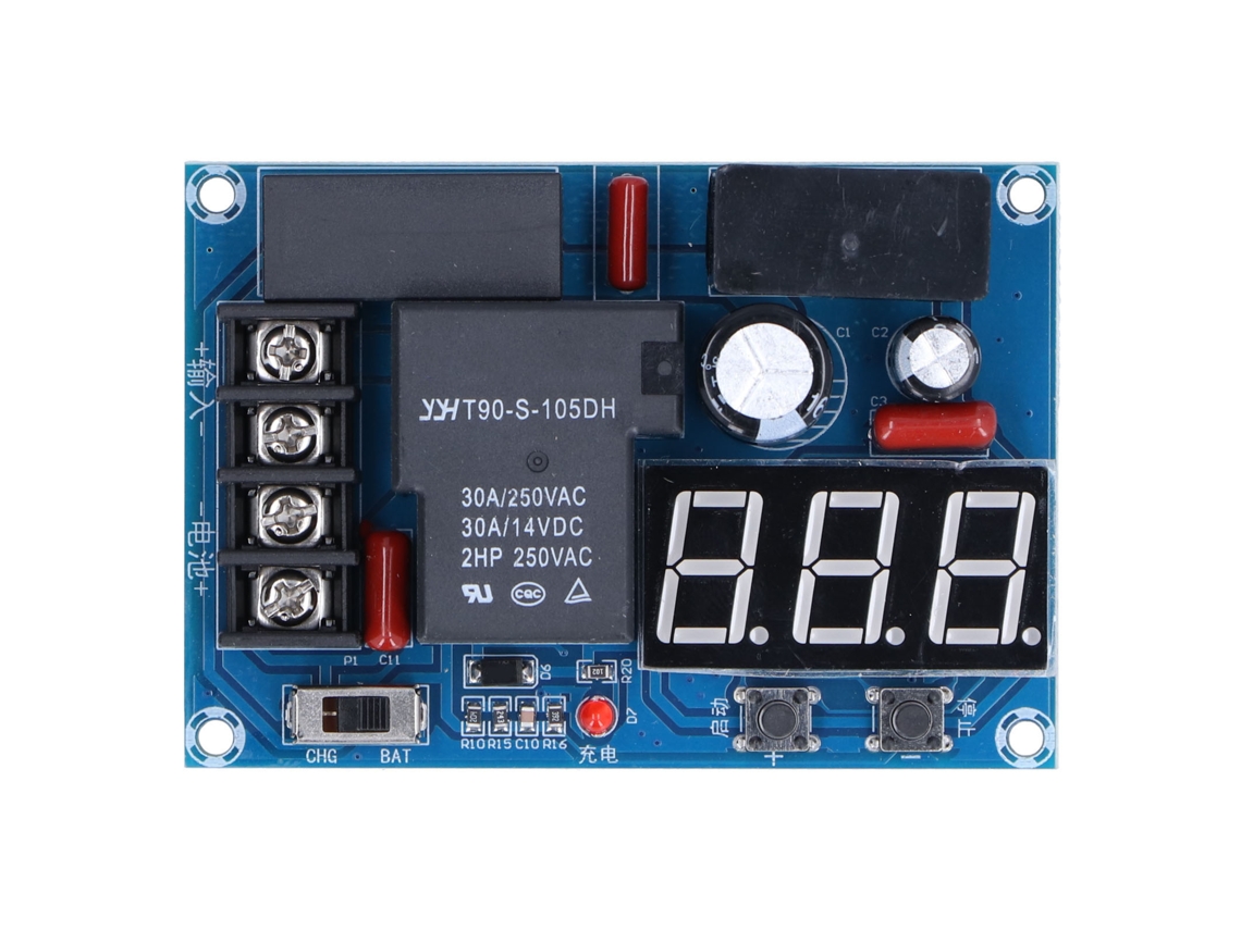 Placa Protectora De Batería Con Protección Contra Sobrecarga Y Descarga, Controlador De Carga Con Pantalla Led 8120v