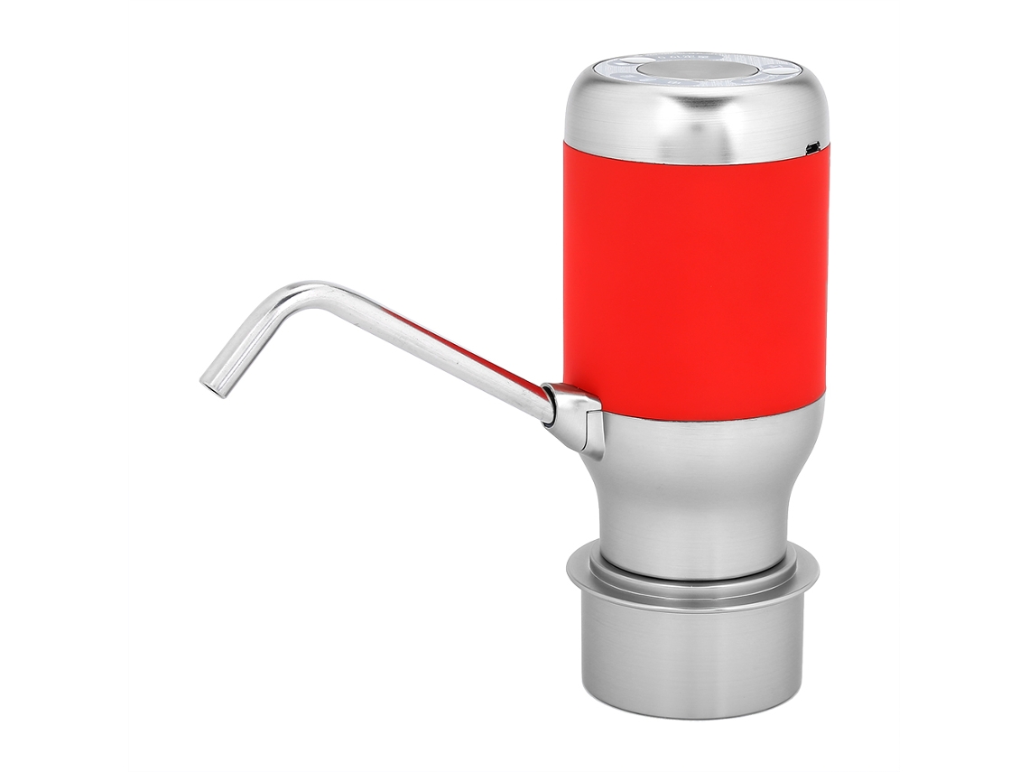 Bomba de agua eléctrica inalámbrica recargable roja