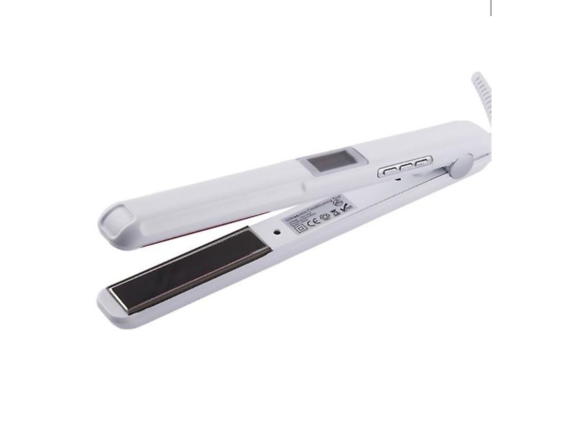 Plancha de pelo Plancha de pelo infrarroja de doble uso Combinación húmeda y seca Plancha de pelo calentada de cerámica de YEMAESRE