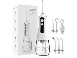 Irrigador Bucal Inalámbrico Profesional, Con Agarre Ergonómico Antideslizante Y 3 Modos (blanco).