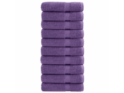 Toallas De Mano Solund 10 Unidades Morado 50x100 Cm 600 Gsm Wsd507686