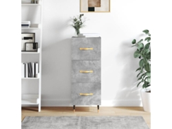 Lovely Home Aparador 34,5X34X90 Cm Madera Procesada Gris Cemento