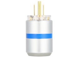 Plugue De Alimentação Monosaudio M107g De Cobre Puro Com Revestimento De Ouro 24k Para Áudio Hifi Profissional