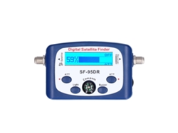 Buscador De Señal Satelital Portátil Sf-95dr, Tv Digital Led Con Zumbador Electrónico Y Brújula, 950-2150 Mhz.