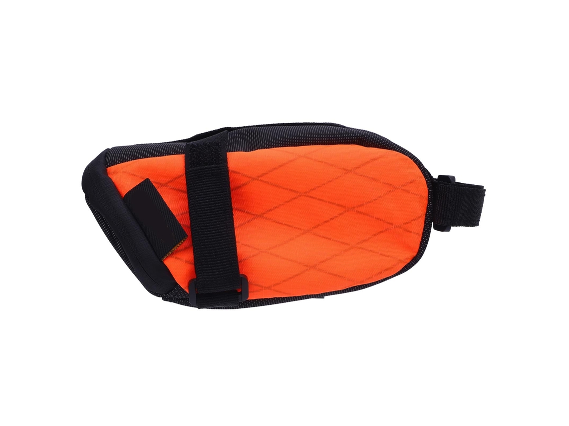 Bolsa Para Sillín De Bicicleta De 1,3 L, Resistente A La Lluvia Y A Los Desgarros, Para Bicicletas De Montaña Y De Carretera, Color Naranja.