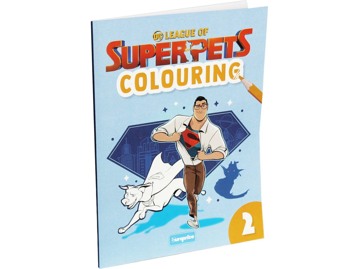 Libro League of SuperPets Colouring - 2 de Europrice (Portugués)