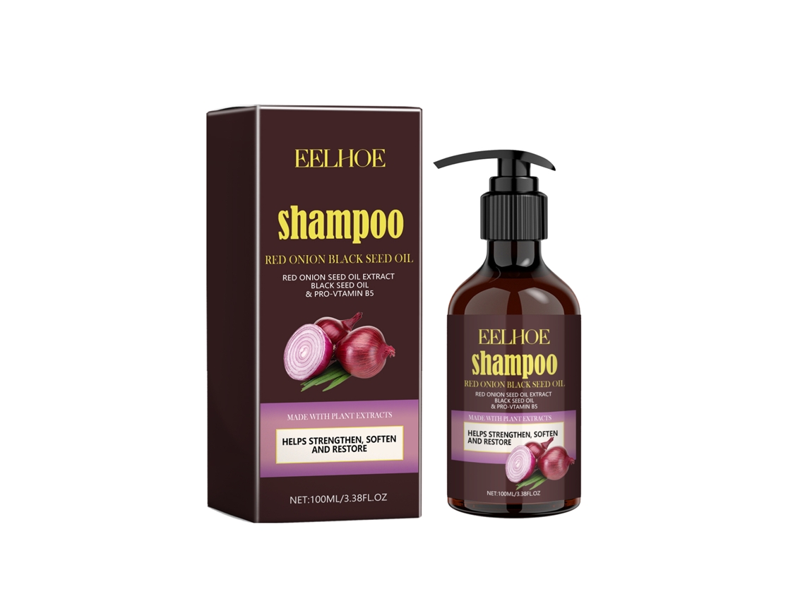 Champú anticaspa de cebolla roja y semillas negras