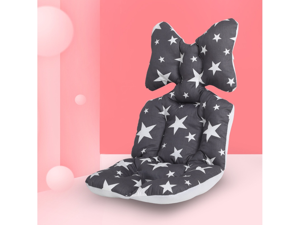 Cojín Para Asiento De Cochecito, Cojín Para Asiento De Coche De Bebé De Doble Cara, Transpirable Y Suave Cuich