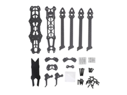 Chasis De Dron Fpv De 7 Pulgadas (295 Mm) De Fibra De Carbono Con Brazos De 6 Mm Para Cuadricóptero De Carreras
