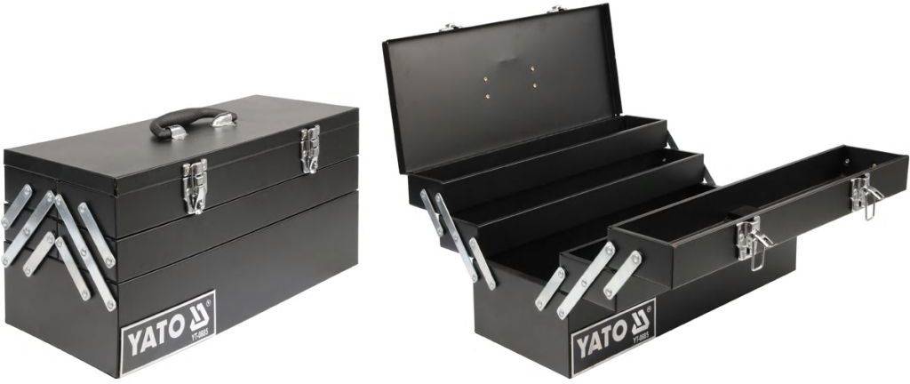 Yato Yt0885 Caja para herramientas 460 200 225 mm de acero 460x200x225 46x20x225