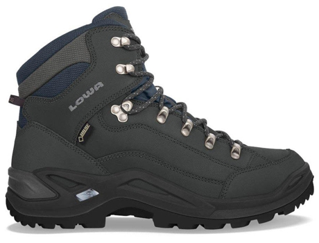 Botas para Hombre LOWA Renegade Goretex Mid Negro para Montaña (EU 44 1 / 2)