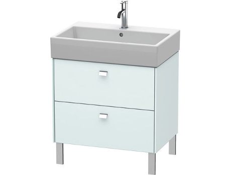 Mueble de aseo DURAVIT Brioso de pie 68,4 x 45,9 cm 2 extraíbles extraíble superior incl. hueco para sifón y delantal para lavabo Vero Air 23507