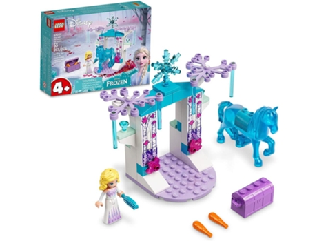 LEGO 43209 Disney Establo de Hielo de Elsa y Nokk