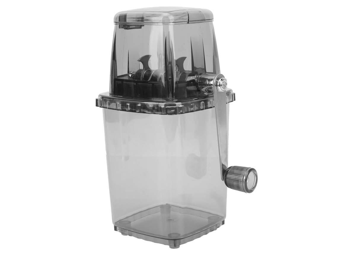 Trituradora de hielo manual Anub con manivela para cocina, bar y para triturar cebos de pesca.