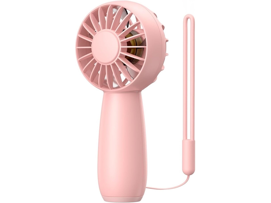 Mini Ventilador De Escritorio Usb Recargable Bonito Portátil 3 Velocidades Eléctrico Personal Con Batería