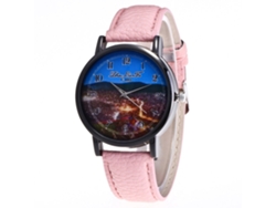 Reloj De Pulsera Unisex De Cuarzo, Moderno, Elegante, Informal, Ideal Para Regalar (rosa)