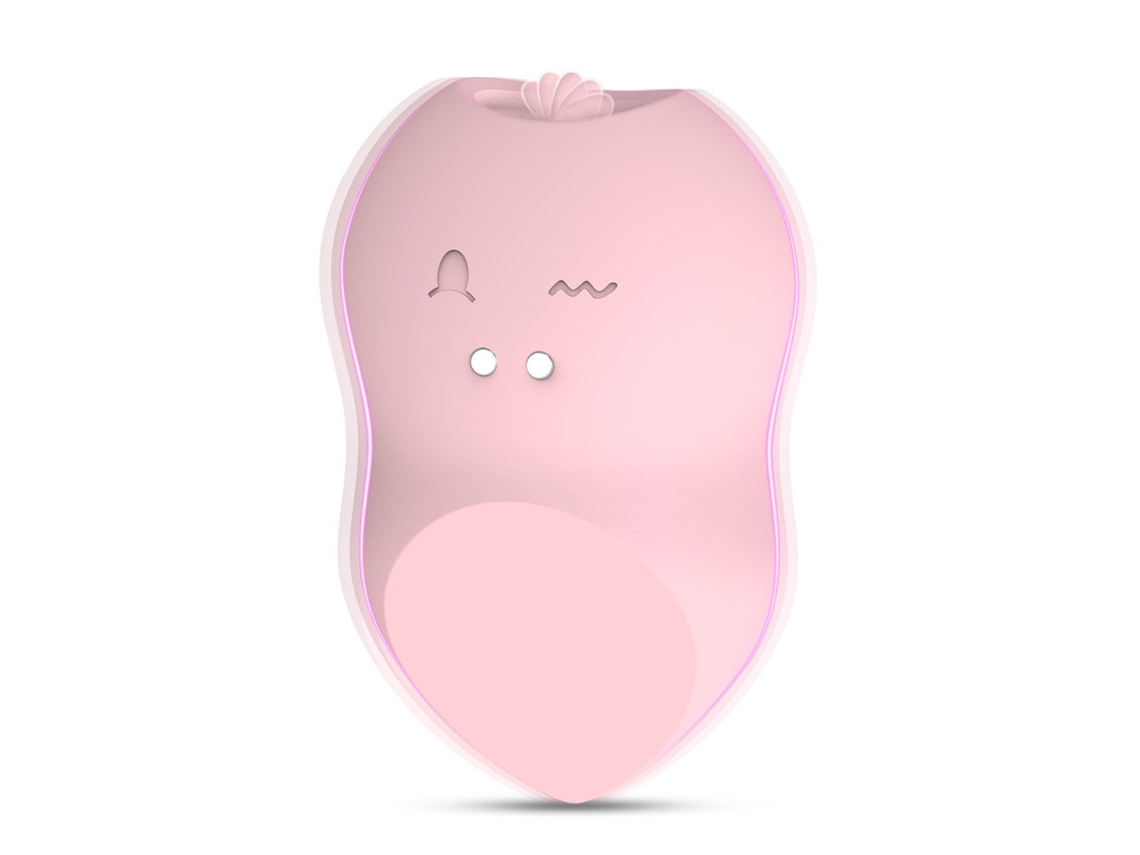 Vibrador De Silicona Para Lamer La Lengua De 10 Frecuencias Para Mujeres (rosa)