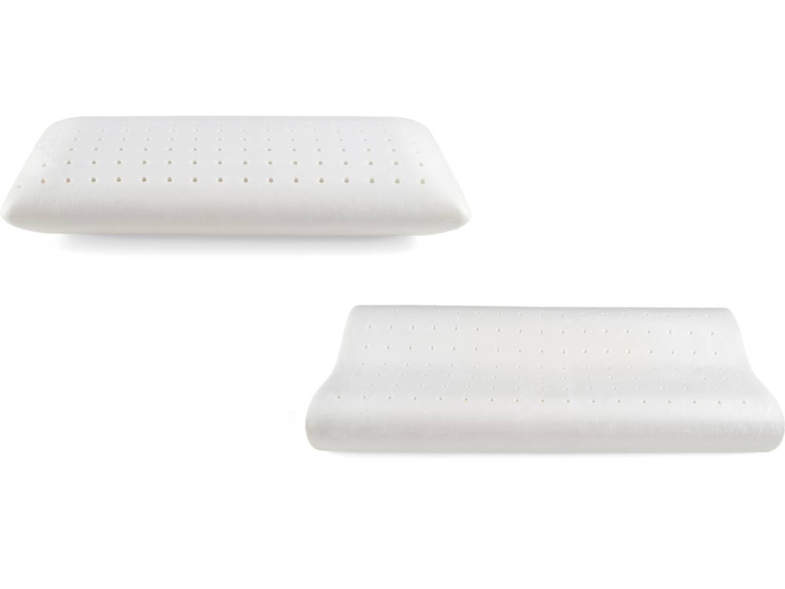 Juego de 2 Almohadas de Dormir ECCOX Visco Perforada (70x35 cm)