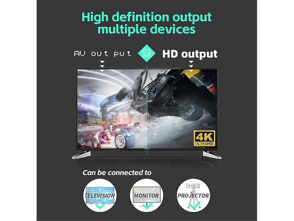 Mando inalámbrico Y2 Fit de 2,4 GHz, consola retro 4K con sensor de movimiento y 1000 juegos integrados. Hengjian