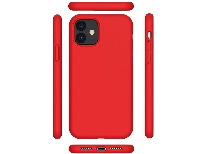 Funda iPhone 12 Pro CYOO Silicona Rojo