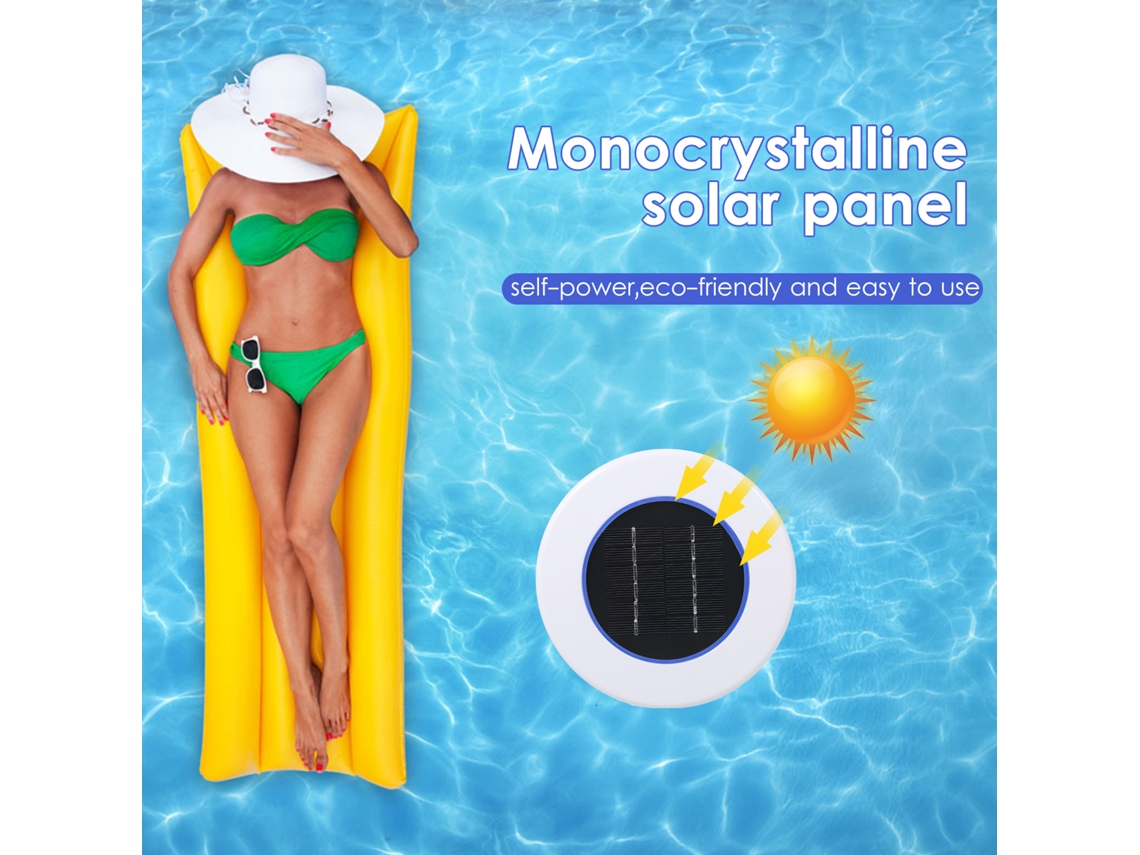 Purificador Solar Para Piscinas Sin Cloro - Ionizador Solar Para La Inhibición De Algas Y La Purificación Del Agua
