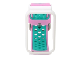 Pulsera De Silicona Con Funda Protectora Para Mi Band 7 Pro - Rosa, Verde Y Blanco