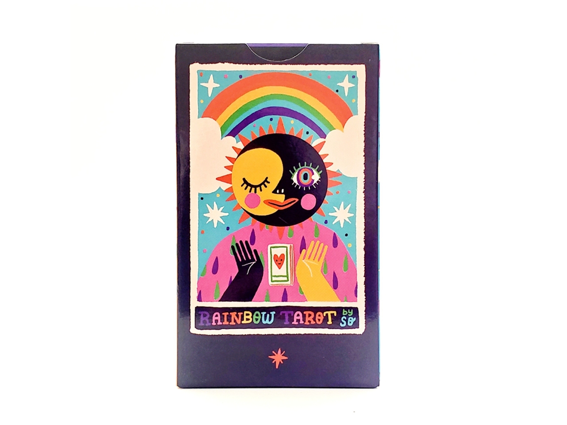 Nuevo Juego De Mesa De Tarot Arcoíris, 78 Cartas (instrucciones Incluidas), 12 Cm X 7 Cm.
