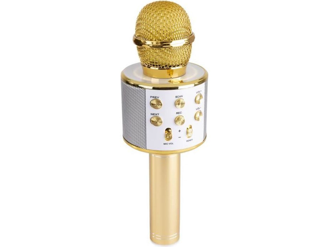 Micrófono MAX KM01 Dorado