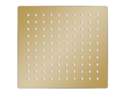 Maison Exclusive - Cabezal Ducha Efecto Lluvia Acero Inox Cuadrado Dorado 20x20 Cm