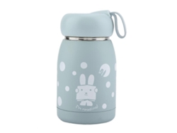 Botella térmica de acero inoxidable Ly Ebike con diseño de conejo (azul)