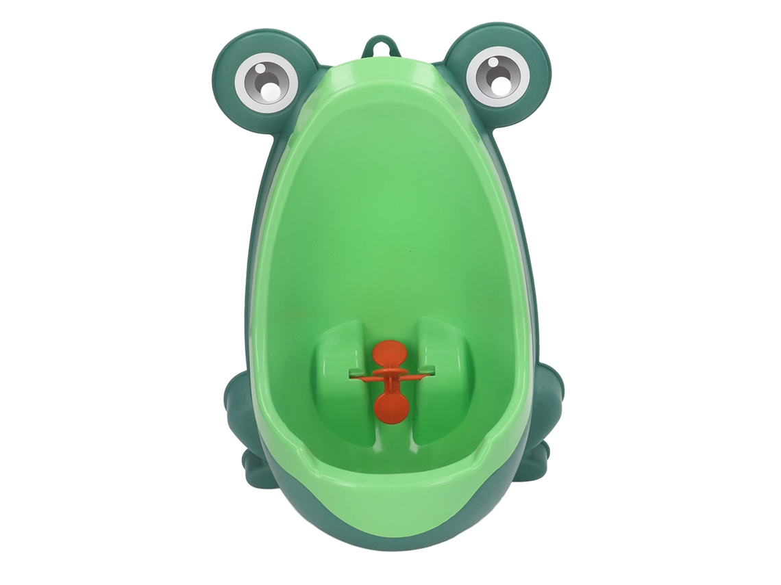 Orinal Infantil Para Niños, Orinal De Entrenamiento Para Ir Al Baño, Diseño Divertido De Diana, Animalito Adorable, Verde, Plástico, Montaje En Pared.